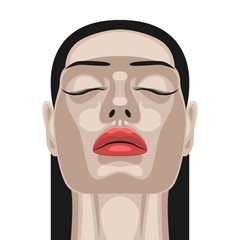 Beauty Woman with Healthy white Skin