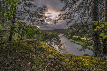 Река Белая в горах Южного Урала. © sachkov