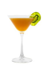 cosmopolitan cocktail on white background