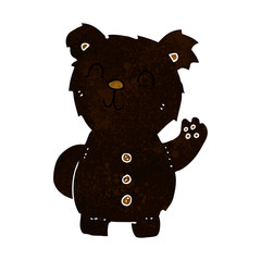 cartoon black bear