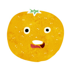 cartoon orange