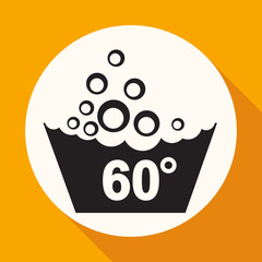 Set of washing symbols icon