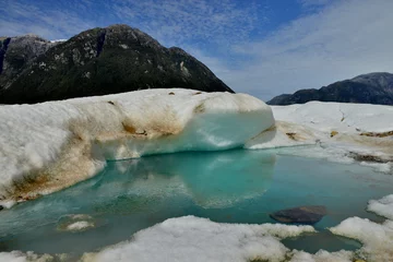 Photo sur Plexiglas Glaciers Blue Glaciar Exploradores, Chile.