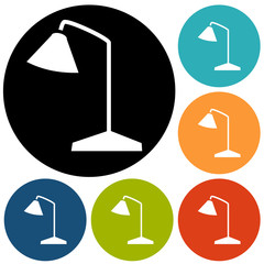 Light bulb vector icon