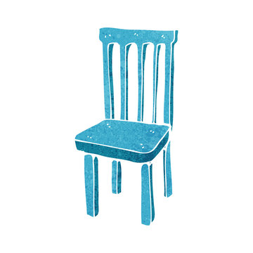 cartoon wooden chair
