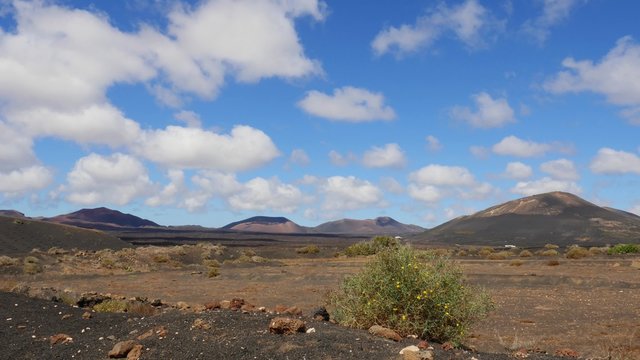 Lanzarote,  Time-lapse of a volcanic desert
