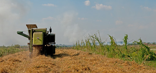 combine harvester