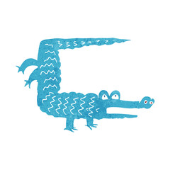 Fototapeta premium cartoon crocodile