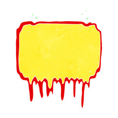 cartoon melting frame