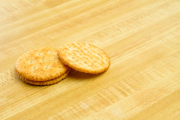 Small stack of crackers