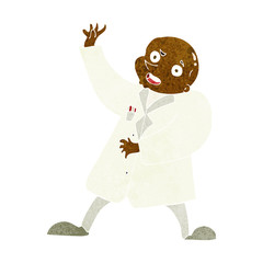 cartoon mad scientist