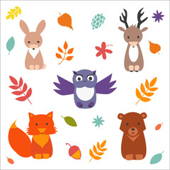 Obraz premium Forest Animals