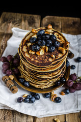 Big homemade pancakes