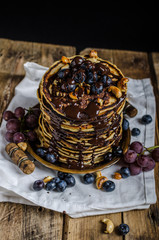 Big homemade pancakes