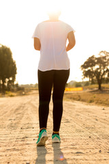 Fit Woman Running