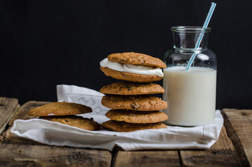 Homemade Oatmeal Cream Pie Cookies