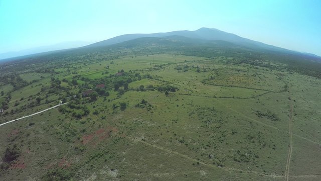 Dalmatian hinterland, aerial shot