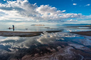 Fototapeten Great salt lake, Utah © forcdan