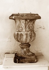 Ancient decorative pot