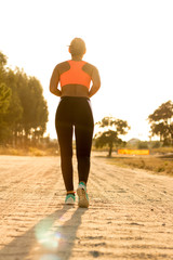 Fit Woman Running