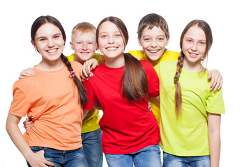 Fototapeta premium Group children