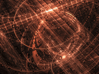 Abstract computer-generated modern background