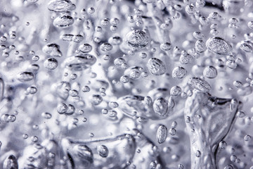 Bubble gel texture.