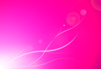 Pink wave and line glitter sparkle defocused rays lights bokeh abstract website background.