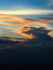 タイ・バンコクの夕焼け