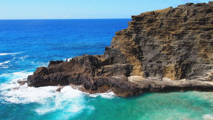 Windward Oahu's rugged coastline