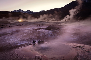 Tatio geysers, Atacama desert, Chile