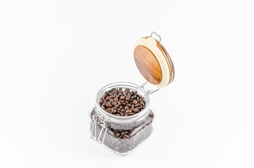 coffee bean isolated on white background