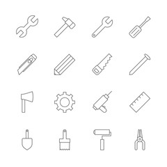 tool icons set