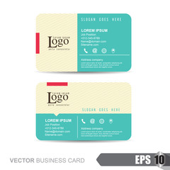 business card template,Vector illustration