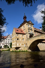 Old town hall (Altes Rathaus) in Bamberg, Germany