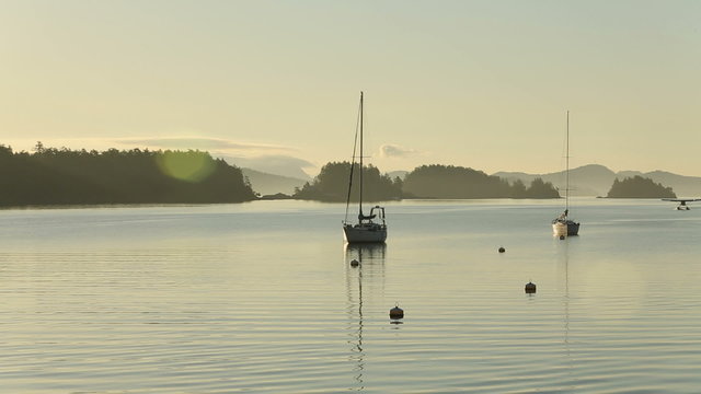Floatplane Landing, Saltspring Island