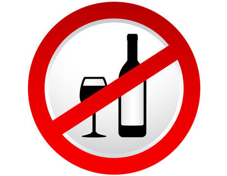 recommend clip art: stop alcohol sign