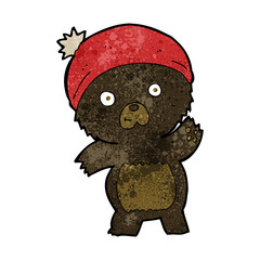 cute cartoon black bear