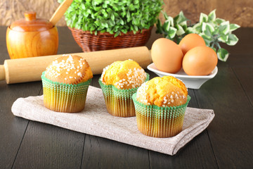 Fresh muffins homemade