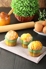 Fresh muffins homemade