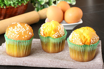 Fresh muffins homemade