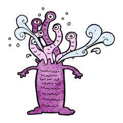 cartoon monster