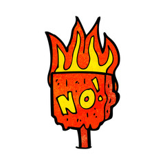 cartoon no sign