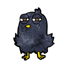 funny cartoon bird