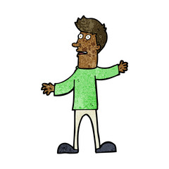 cartoon surprised man