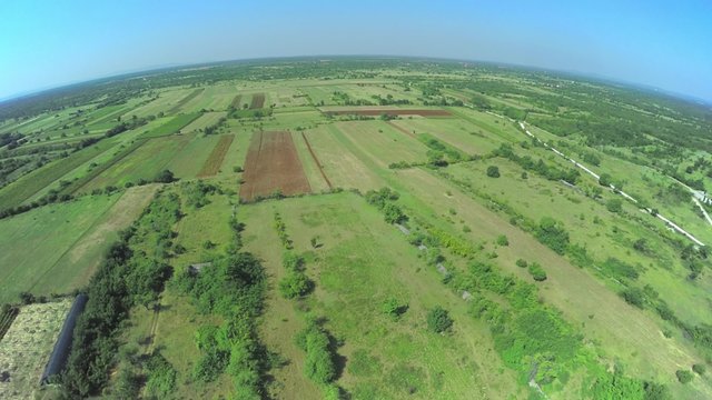 Dalmatian hinterland, aerial shot