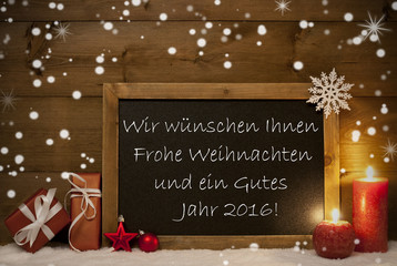 Fototapeta na wymiar Board, Snowflake, Weihnachten, Jahr 2016 Mean Christmas New Year