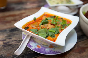 Thai soup Tom Yam