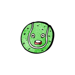 Fototapeta premium cartoon tennis ball