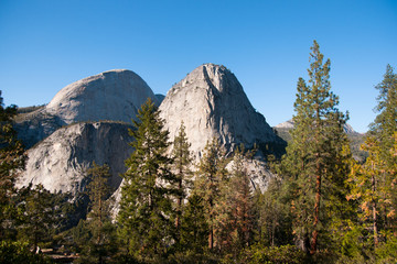 Hiking panaramic train in Yosemite